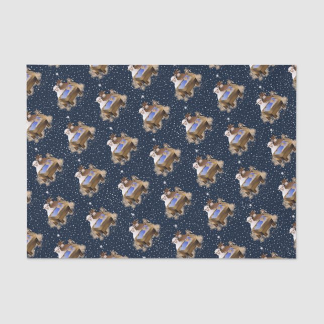 Christmas Nativity Baby Jesus Tissue Paper (Front)