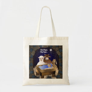 Christmas Nativity Baby Jesus Tote Bag