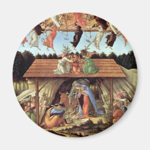 Christmas Nativity, Birth of Christ by Botticelli Magnet