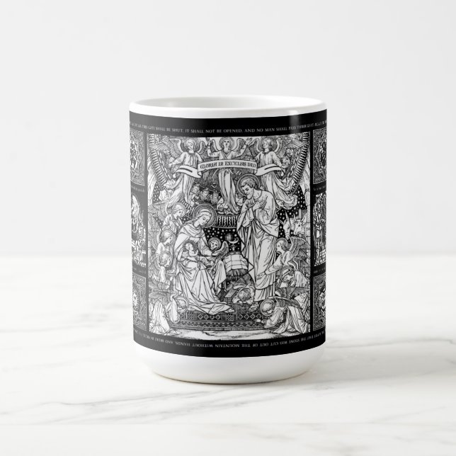 Christmas Nativity Birth of Jesus Mary Joseph Coffee Mug (Center)