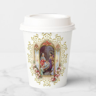 Christmas Nativity Birthday Party for Jesus  Paper Cups