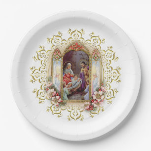 Christmas Nativity Birthday Party for Jesus Paper Plate