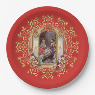 Christmas Nativity Birthday Party for Jesus Paper Plate