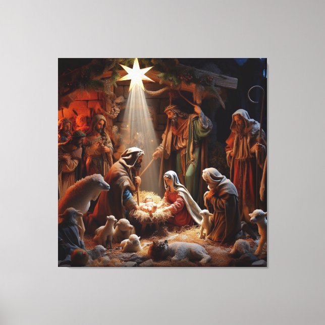 Christmas Nativity  Canvas Print (Front)