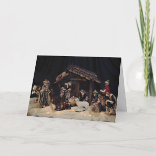 Christmas Nativity Card - Elegant Nativity