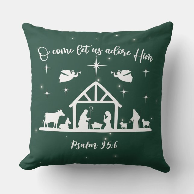 Christmas Nativity Cushion (Front)