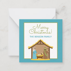 Christmas Nativity Gift Enclosure Cards