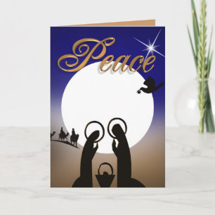 Christmas Nativity greeting card