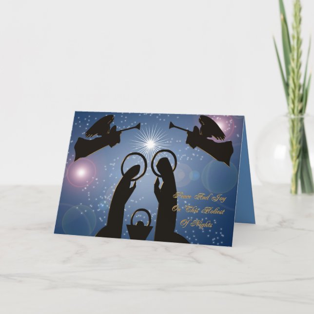 Christmas Nativity greeting card (Front)