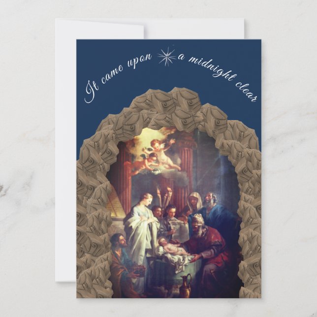 Christmas Nativity  Holiday Card (Front)