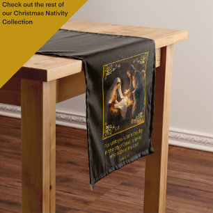 Christmas Nativity Holy Family Religious  Medium Table Runner