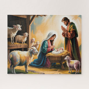 Christmas Nativity Holy Night Jigsaw Puzzle