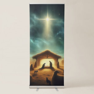 Christmas/Nativity/Jesus Retractable Banner