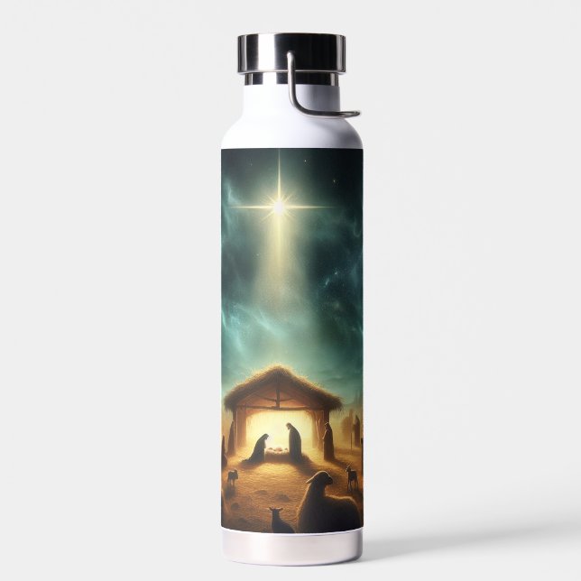 Christmas/Nativity/Jesus Water Bottle (Left)