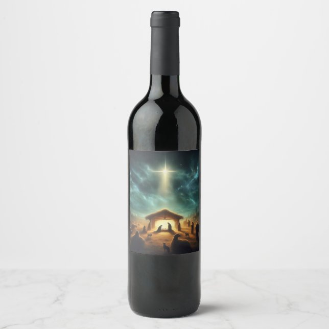 Christmas/Nativity/Jesus Wine Label (Front)