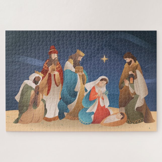 Christmas Nativity Jigsaw Puzzle (Horizontal)
