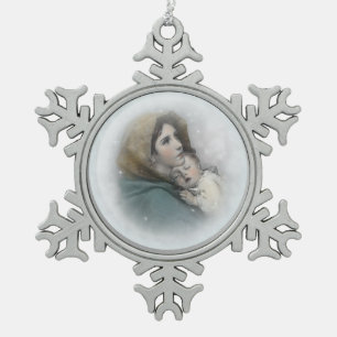 Christmas Nativity Madonna and child ornament