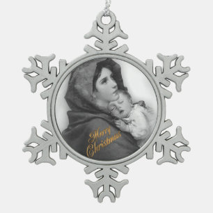 Christmas Nativity Madonna and child ornament