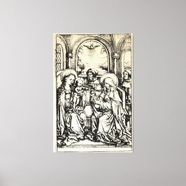 Christmas Nativity Madonna and Child Virgin Mary   Canvas Print (Front)
