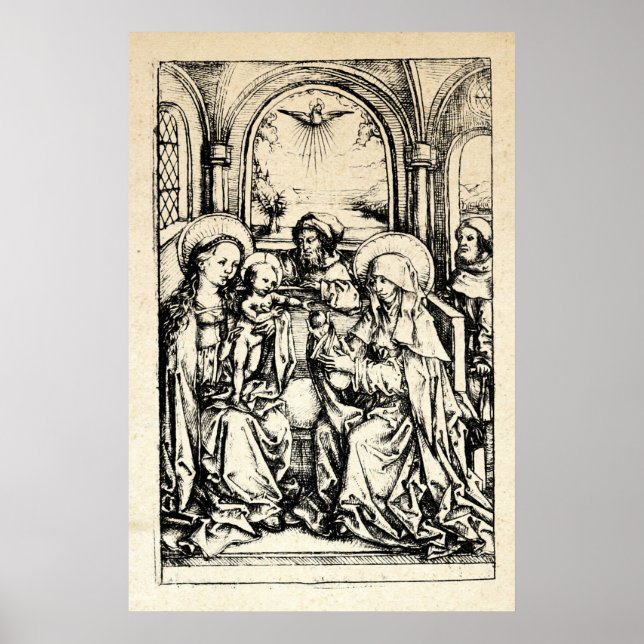 Christmas Nativity Madonna and Child Virgin Mary   Poster (Front)