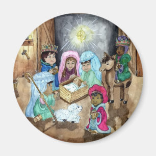 Christmas Nativity Magnet