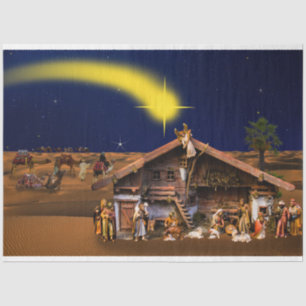 Christmas Nativity Manger 2 Decoupage Tissue Paper