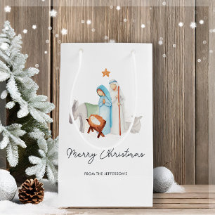 Christmas Nativity Manger Gift Bag