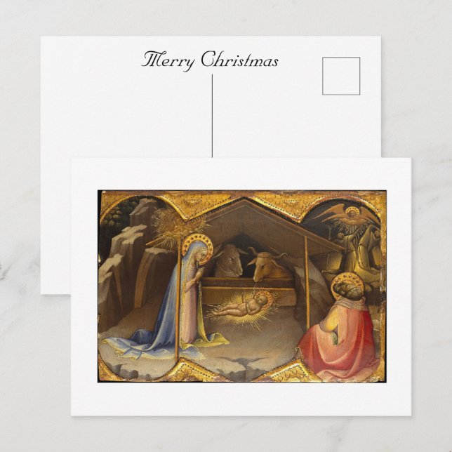 Christmas Nativity Post Card (Front/Back)