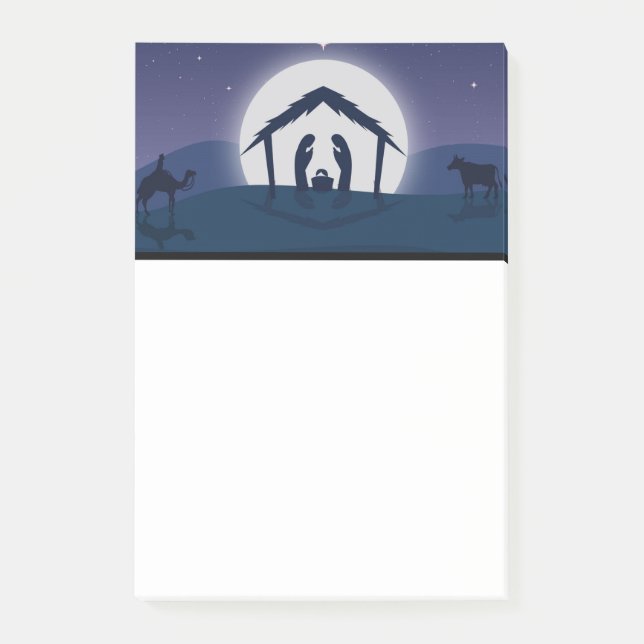 Christmas Nativity Post-it Notes (Front)