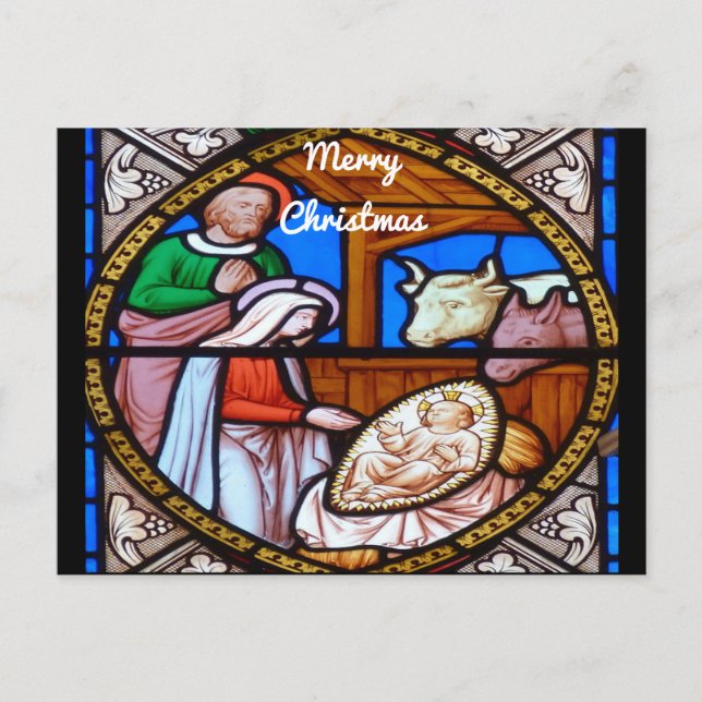 Christmas Nativity Postcard (Front)