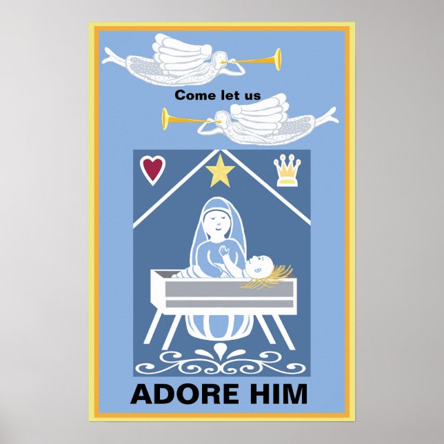 Christmas Nativity Poster (Front)