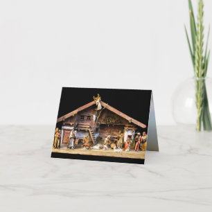 Christmas Nativity Scene Card