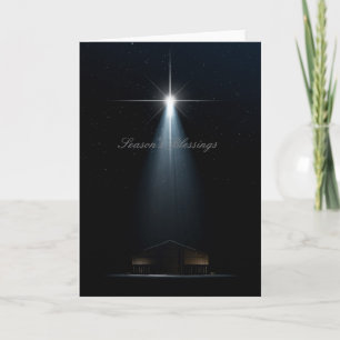 Christmas Nativity Scene Holiday Card