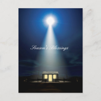 Christmas Nativity Scene Holiday Postcard