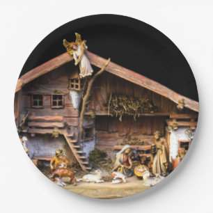 Christmas Nativity Scene Paper Plate