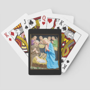 Christmas Nativity Scene Playing Cards