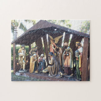 Christmas Nativity Scene. Sanibel Is., USA.  Jigsaw Puzzle