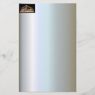 Christmas Nativity Scene Stationery