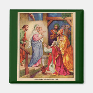 Christmas Nativity Scene Wisemen Magnet