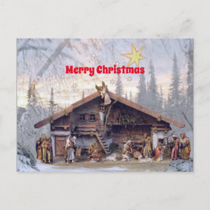Christmas Nativity scenes Postcard