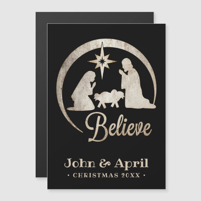 Christmas Nativity Silhouette (Front/Back)