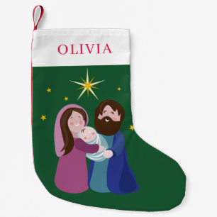 Christmas Nativity Small Christmas Stocking