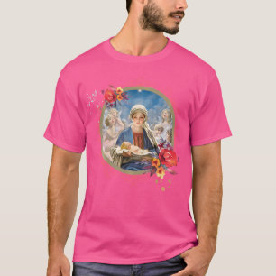 Christmas Nativity Star Blessed Mother Mary Jesus T-Shirt