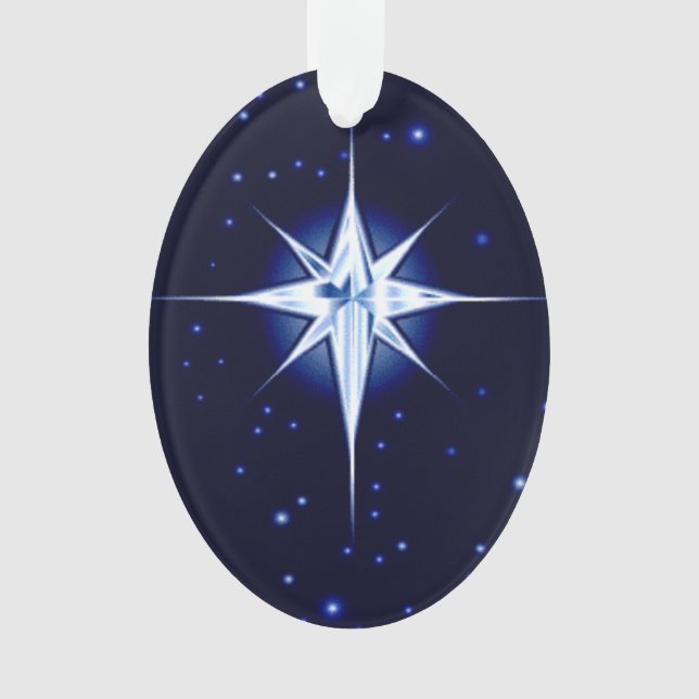 Christmas Nativity Star Ornament (Front)
