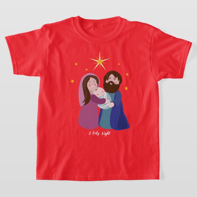 Christmas Nativity T-Shirt (Laydown)