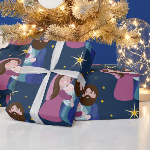 Christmas Nativity  Wrapping Paper