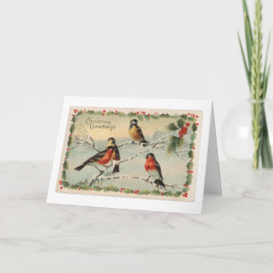 Christmas Nature Customised with your name Holiday Card