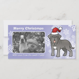 Christmas Neapolitan Mastiff Holiday Card