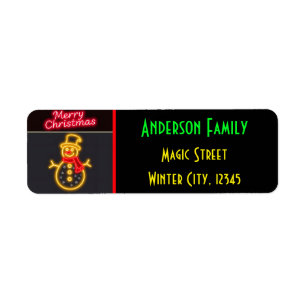 Christmas Neon Modern Holiday Collection