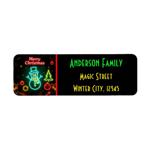 Christmas Neon Popular Holiday Collection (Front)